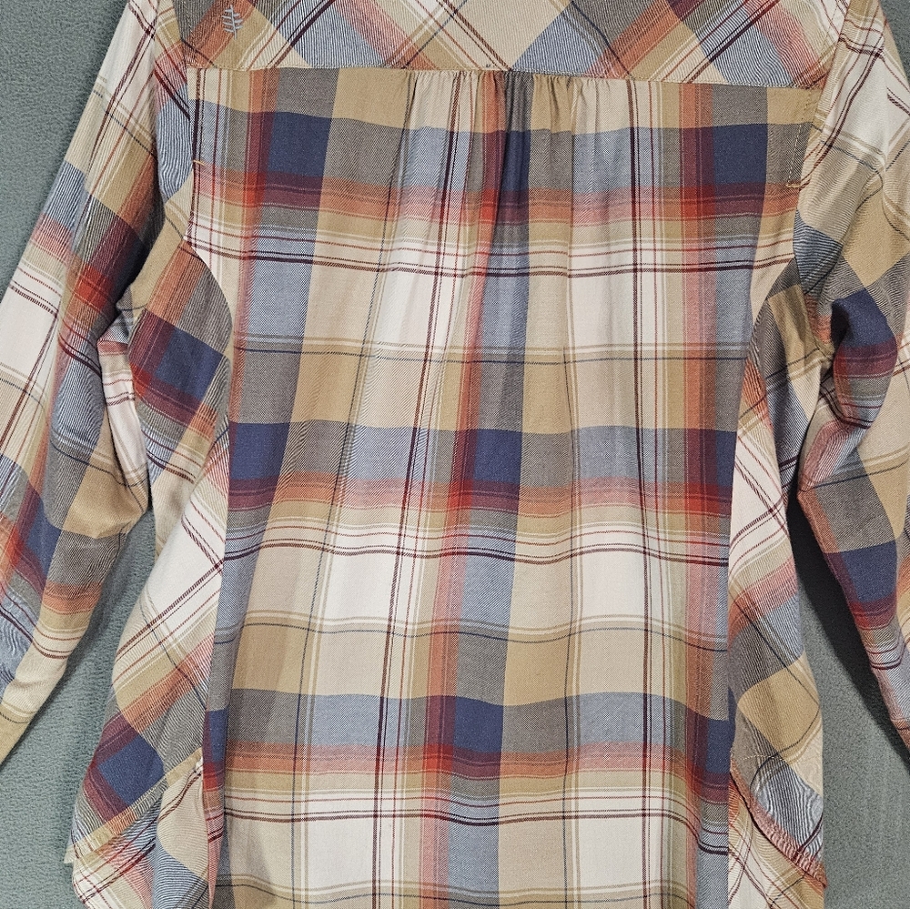 NWT  Royal Robbins Womens Dream Trekker Flannel Shirt Nazare Long Sleeve Medium - Picture 10 of 11